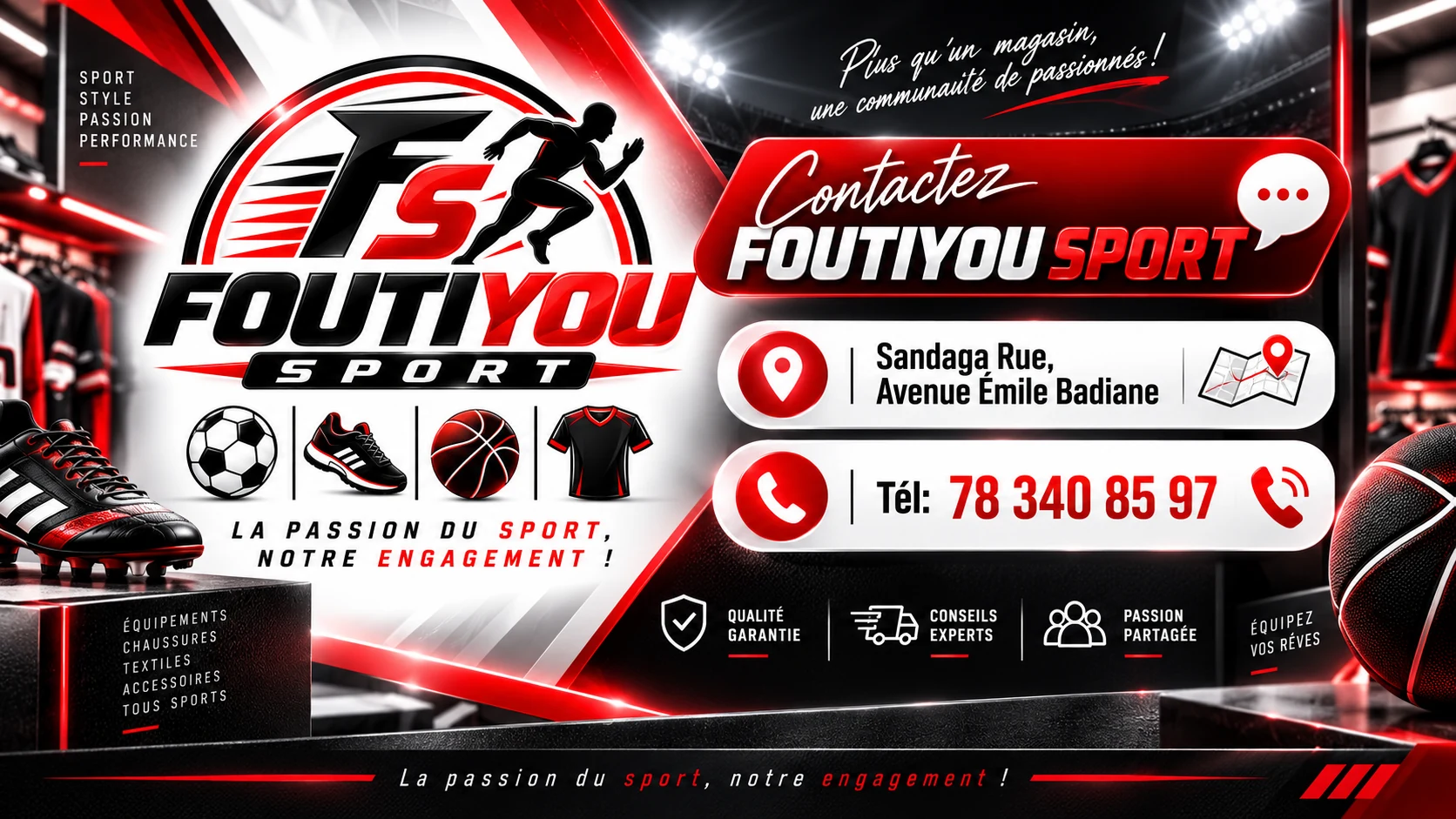 Contact Foutiyou Sport